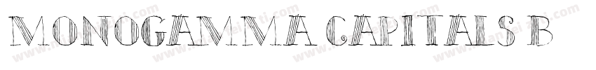 Monogamma Capitals B字体转换